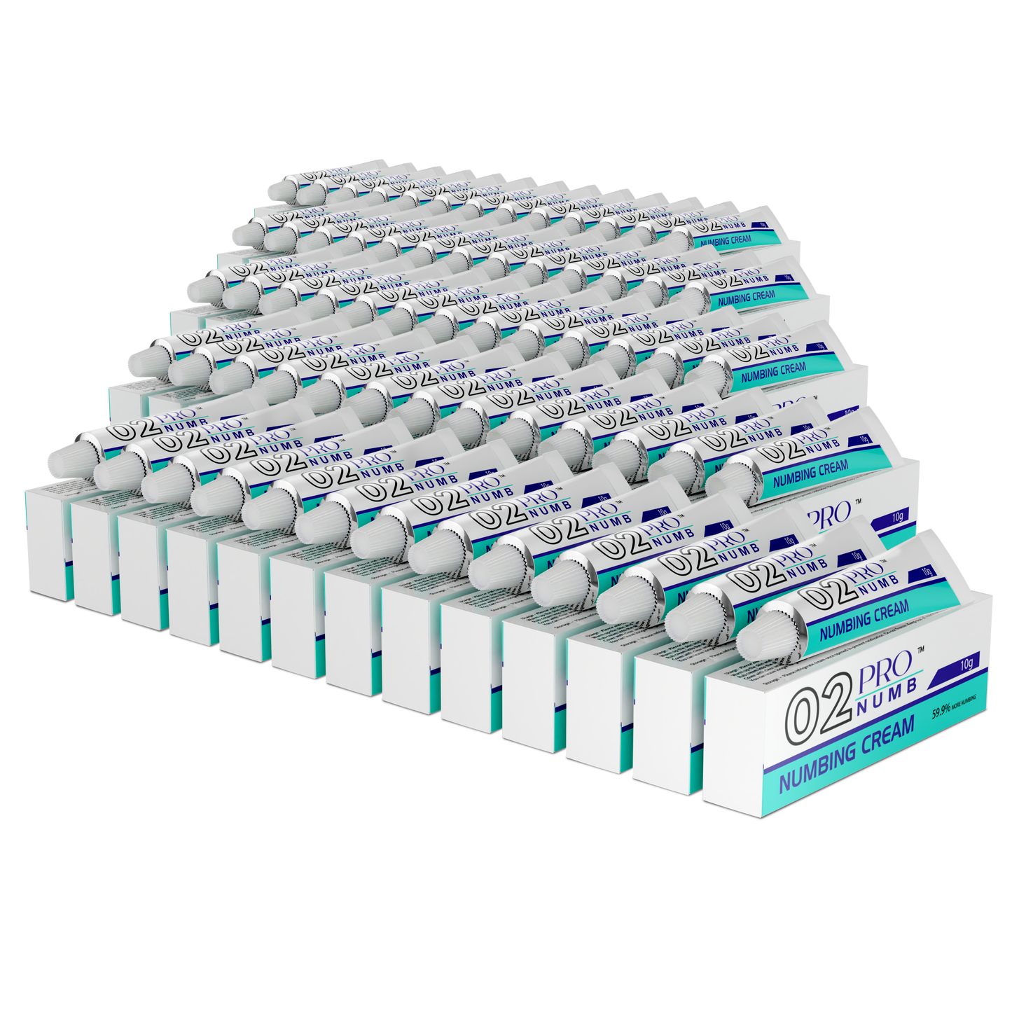 Image of a 250 tube of Pro Numb 02 Pink Tattoo Numbing Cream strongest numbing cream for tattoo and Semi permanent makeup microblading. Wholesale deal for beauty clinics and tattoo parlours.