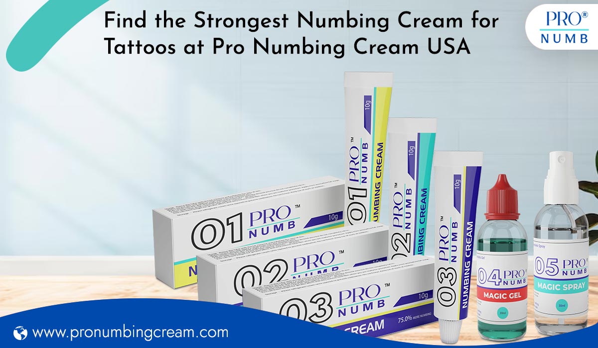 Find the Strongest Numbing Cream for Tattoos at Pro Numbing Cream USA