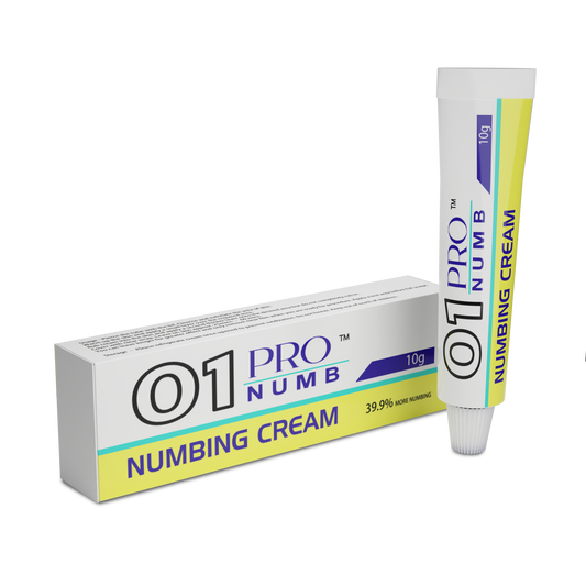 Pro Numb 01  Topical Anaesthetic for cosmetic procedures including lip fillers. Numbing cream for face cosmetic procedures. The best Numbing Cream for lip fillers.