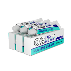Image of a single tube of Pro Numb 02 Pink Tattoo Numbing Cream